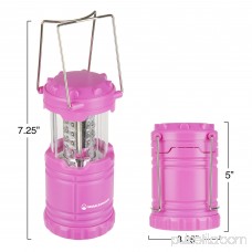 LED Lantern, Collapsible and Portable LED Outdoor Camping Lantern Flashlight for Hiking, Camping and Emergency By Wakeman Outdoors 564755533